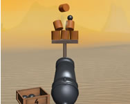 Cannon balls 3D mobilbart HTML5 jtk