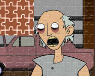 Granny jigsaw puzzle mobilbart HTML5 jtk