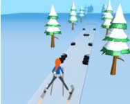 Ski rush 3D mobilbart ingyen jtk