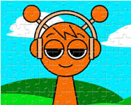 Sprunki jigsaw puzzle mobilbart HTML5 jtk
